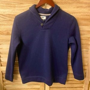 Old Navy shawl collar sweater  navy blue size large